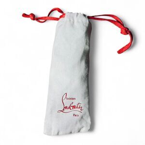 Christian Louboutin - White Shoelaces with Pouch